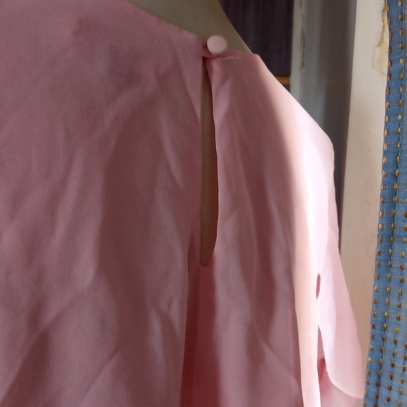 RIVER ISLAND Floaty Flare Top in Pale Pink - UK8 - Picture 5 of 7